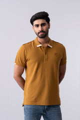 Regular Fit Printed Mercerized Polo Shirt