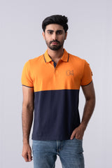 Regular Fit Yarn-Dyed Jersey Polo Shirt