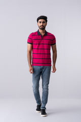 Regular Fit Yarn-Dyed Polo Shirt