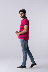 Regular Fit Yarn-Dyed Polo Shirt