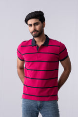 Regular Fit Yarn-Dyed Polo Shirt