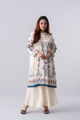 Mid-Length Relaxed Fit Ethnic Kurta - One Piece