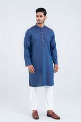 Regular Fit Blended Jacquard Semi-Formal Panjabi