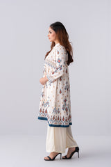 Mid-Length Relaxed Fit Ethnic Kurta - One Piece