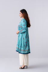 Mid-Length Relaxed Fit Ethnic Kurta - One Piece