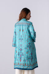 Mid-Length Relaxed Fit Ethnic Kurta - One Piece