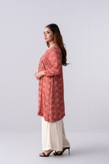 Short-Length Embroidered Smart Fit Ethnic Kurti