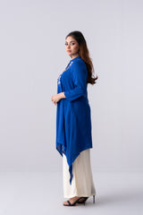 Short-Length Embroidered Smart Fit Ethnic Kurti