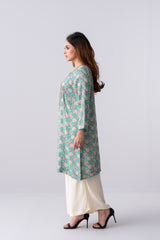 Short-Length Embroidered Smart Fit Ethnic Kurti