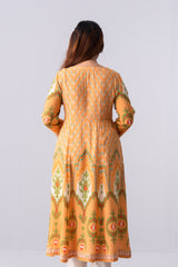 Long-Length Relaxed Fit Ethnic Kurta - One Piece