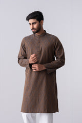 Regular Fit Cotton Semi-Formal Panjabi