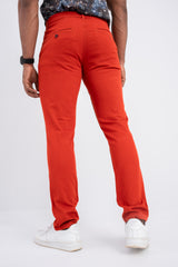 Dobby Fabric Chino Trousers