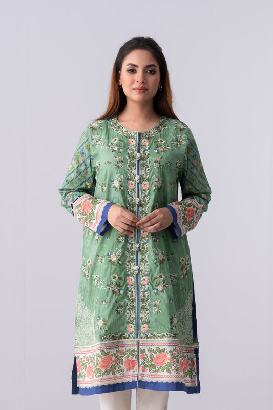 Long-Length Relaxed Fit Semi-Formal Lawn - Two Piece