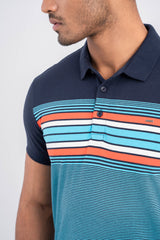 Interlock Stripe Polo