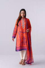 Long-Length Printed Smart Fit Lawn - Two Piece