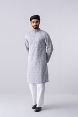 Slim Fit Embroidered Semi-Formal Panjabi