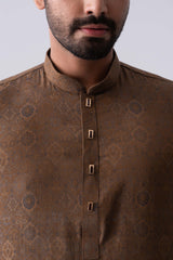 Regular Fit Cotton Semi-Formal Panjabi