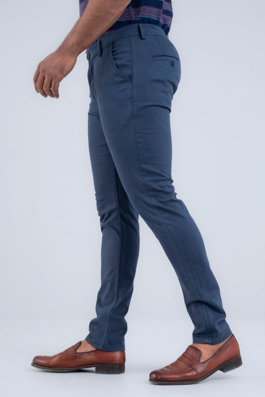 Slim Fit Solid Chinos