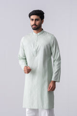 Regular Fit Cotton Semi-Formal Panjabi