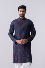 Regular Fit Cotton Semi-Formal Panjabi