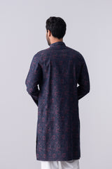 Regular Fit Cotton Semi-Formal Panjabi