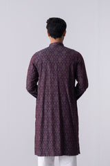 Regular Fit Cotton Semi-Formal Panjabi