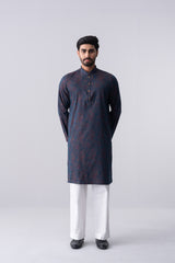 Regular Fit Cotton Semi-Formal Panjabi