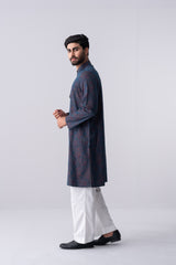 Regular Fit Cotton Semi-Formal Panjabi