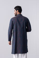 Regular Fit Cotton Semi-Formal Panjabi