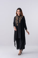 Short-Length Embroidered Smart Fit Ethnic Kurti