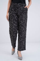 Straight Fit High-Waisted Formal Pants - Bling