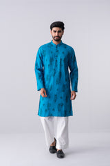 Slim Fit Printed Cotton Panjabi