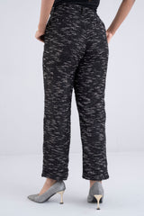 Straight Fit High-Waisted Formal Pants - Bling