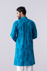 Slim Fit Printed Cotton Panjabi