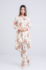 Women's Digital Printed Two-Piece Viscose Ethnic Set