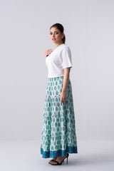 Reactive Printed Cotton Ethnic Skirt