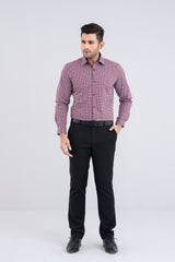 Slim Fit Checkered Templeton Formal Shirt