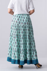 Reactive Printed Cotton Ethnic Skirt