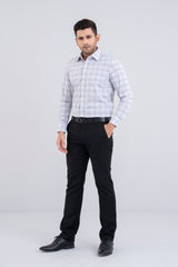 Regular Fit Checkered Templeton Formal Shirt