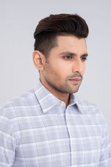 Regular Fit Checkered Templeton Formal Shirt