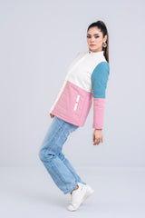 Color Block Puffer Jacket