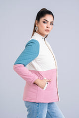 Color Block Puffer Jacket