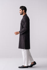 Regular Fit Jacquard Semi-Formal Panjabi