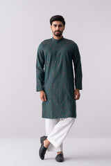 Regular Fit Cotton Semi-Formal Panjabi