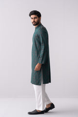 Regular Fit Cotton Semi-Formal Panjabi