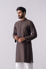 Slim Fit Jacquard Cotton Semi-Formal Panjabi