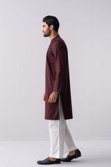 Regular Fit Cotton Semi-Formal Panjabi