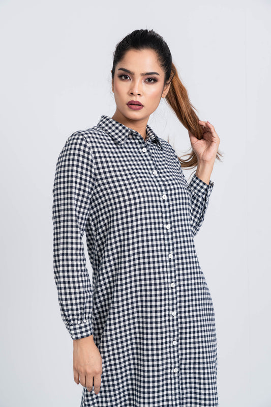 Checkered Flannel Casual Shirt