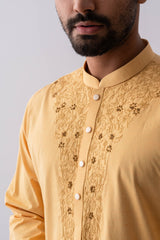 Slim Fit Cotton Semi-Formal Panjabi