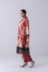 Ready-to-Wear Three Piece Lawn with Chiffon Dupatta